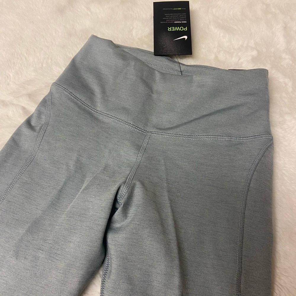 NWT!Nike Epic fast Mid-Rise Running Leggings grey XS - Picture 4 of 14